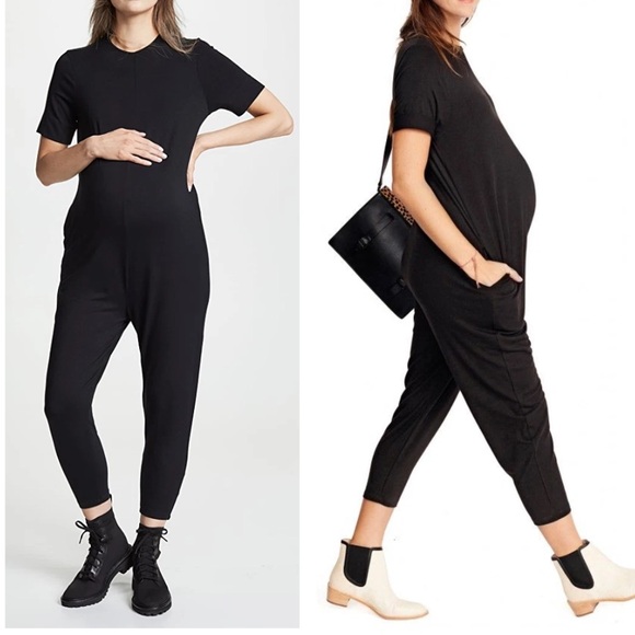 Hatch Maternity Black Romper Jumpsuit - Picture 1 of 8